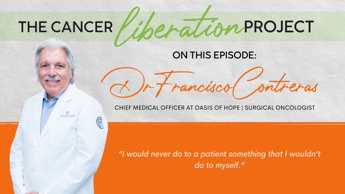 Tune in to hear how Dr. Francisco Contreras and staff practice personalized patient care on today’s podcast! 

apple.co/3YA9A0d

#cancerliberationproject #cancercare