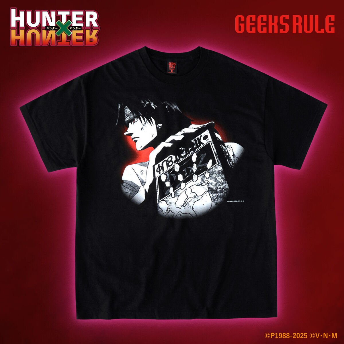 プレミアムバンダイ新着！ 第4弾【HUNTER×HUNTER】×GEEKS RULEコラボT