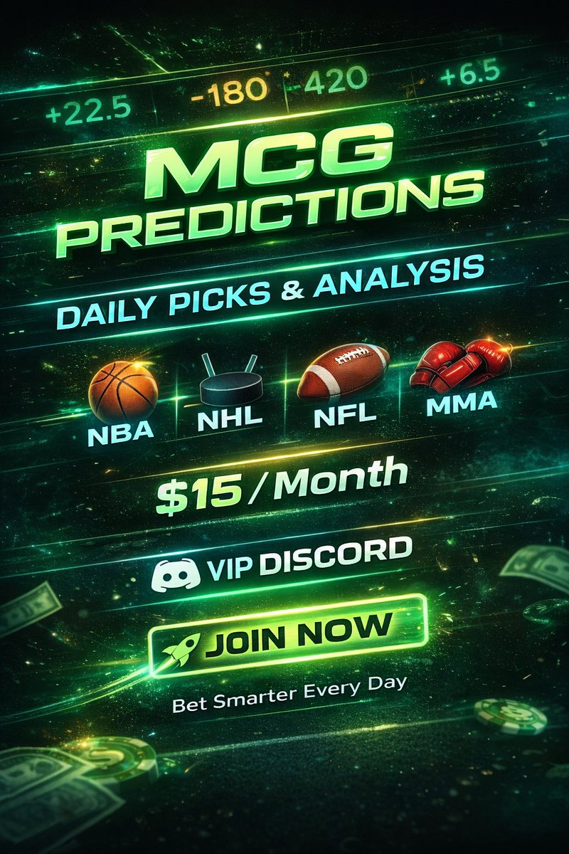 MCG PREDICTIONS tweet media
