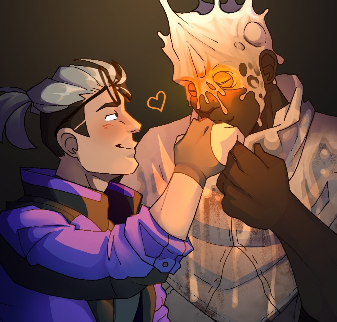 got an awesome piece of DBD art of Felix and Philip by <a href="/gravy_side/">BILLY GOORE 👁🍉🇵🇸</a> a very talented artist thanks again!!