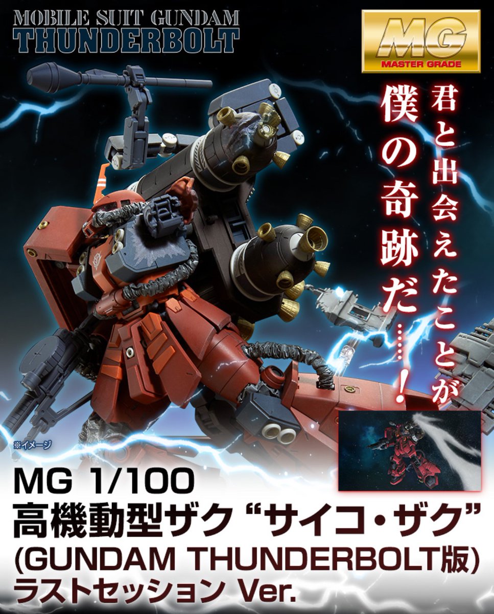 MG高機動型ザク “サイコ・ザク” (GUNDAM THUNDERBOLT版)ラスト