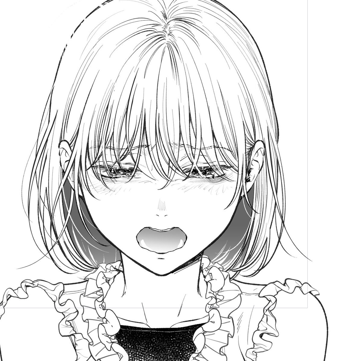 ペン入れあと3p!!いつもより早い!!でもこのペン入れ終わったら別の原稿のペン入れです👊✒🍥年末年始!✒✒✒ 