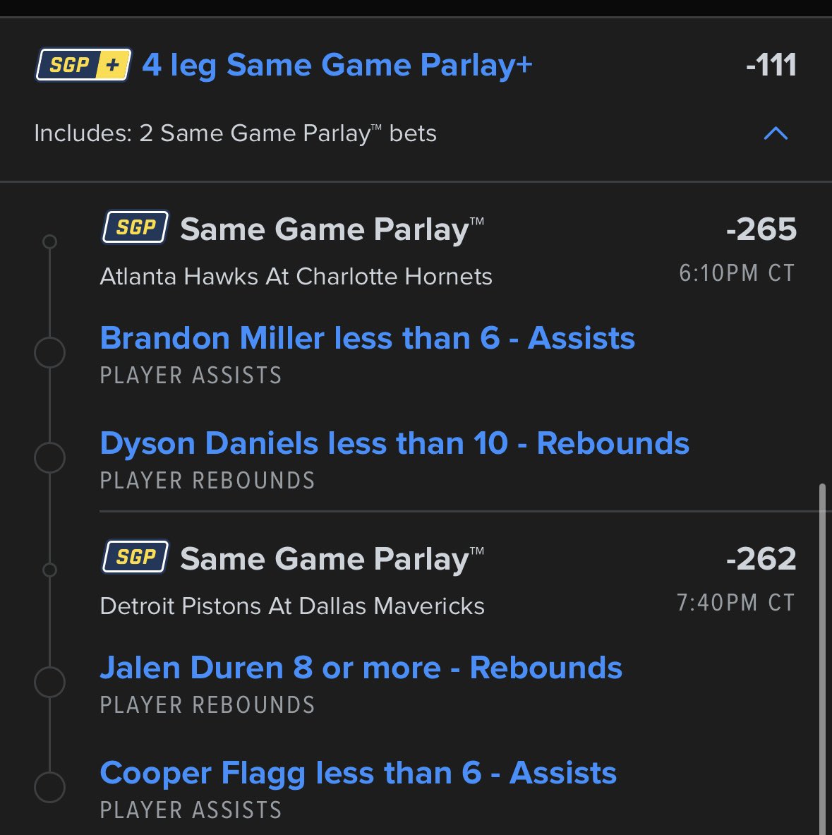 GamblingKJ's tweet photo. December 18 NBA Parlay

Three BANKROLL BUILDERS
🏦🏦🏦🏦🏦🏦

LOOKING FOR A SWEEP 🧹🧹🧹

#nbapicks #GamblingX #fanduel #freepicks #bettingtips https://t.co/hISNjWH5NX