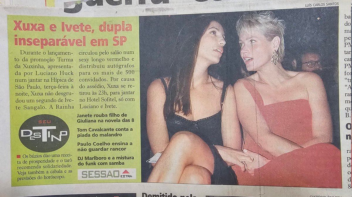 Ok q ninguém é obrigado a lidar com mentira, mas essa geração atual de artistas não resistiria ao crivo da antiga imprensa. Uma coisa é burburinho de rede social, outra é insinuação estampado em capa de jornal, foi isso q Ivete e Xuxa passaram entre 1999 e 00s. A resposta? Classe
