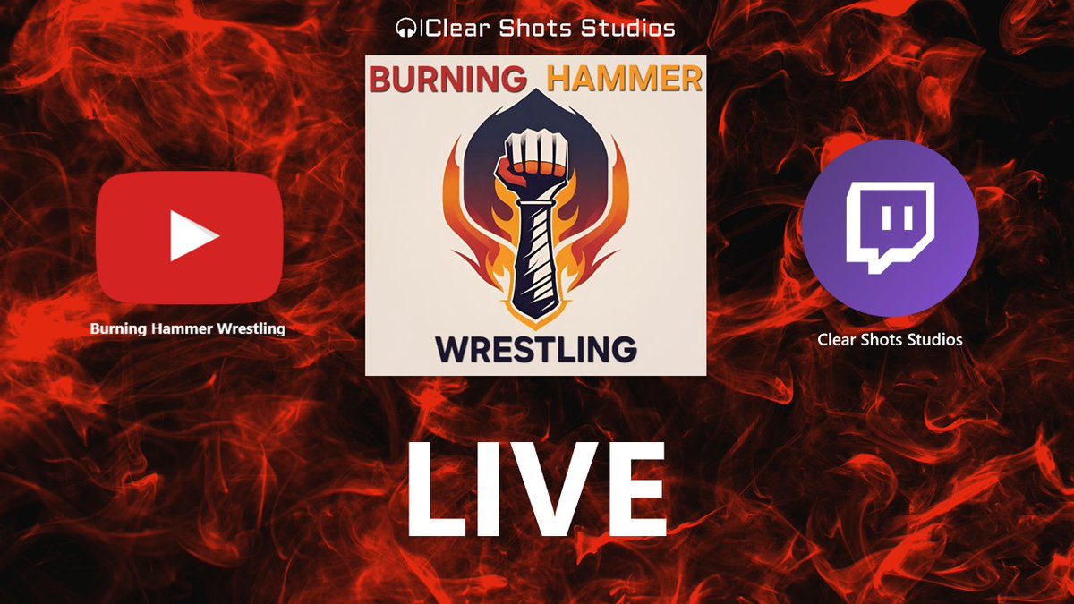 We are LIVE NOW on the Clear Shots Studios Twitch channel, and our YouTube channel!

twitch.tv/clearshotsstud…

youtube.com/@burninghammer…