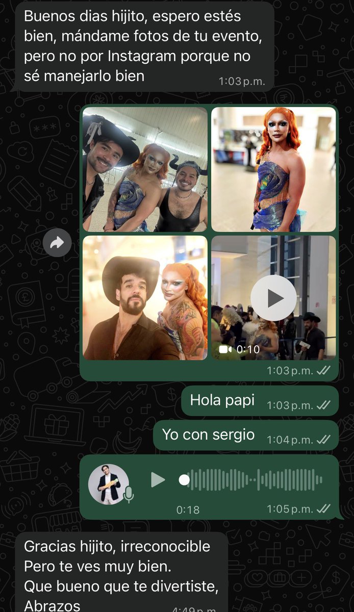 zanahoriadoctor's tweet photo. Mi papá (86 años) comprándome todos mis lujos drag y diciendo te quiero hijo con esto: https://t.co/Kp6QUG9NGQ