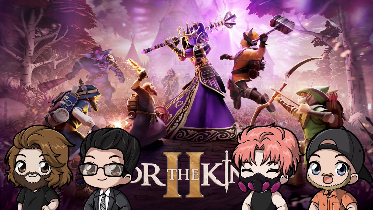 Bold choices. Risky rolls. Immediate regret.

TONIGHT: Jon, Chandler, Der, and Fin return to For the King II by <a href="/IronOakGames/">For The King I & II 👑</a> to see how long it takes before one bad decision snowballs into a total party kill.

The suffering begins at 7PM CST.