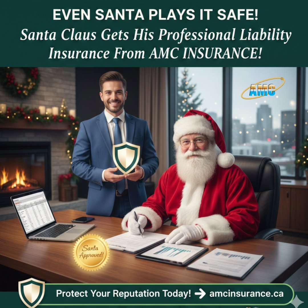 AMC_insurance's tweet image. Even Santa needs a safety net! 🎅 Mistakes happen, consultants—that's why Professional Liability Insurance is essential. Protect your business while we handle the risks. Focus on what matters: your clients!

👉 amcinsurance.ca/professional-l…

#AMCInsurance #BCBusiness #LiabilityCoverage