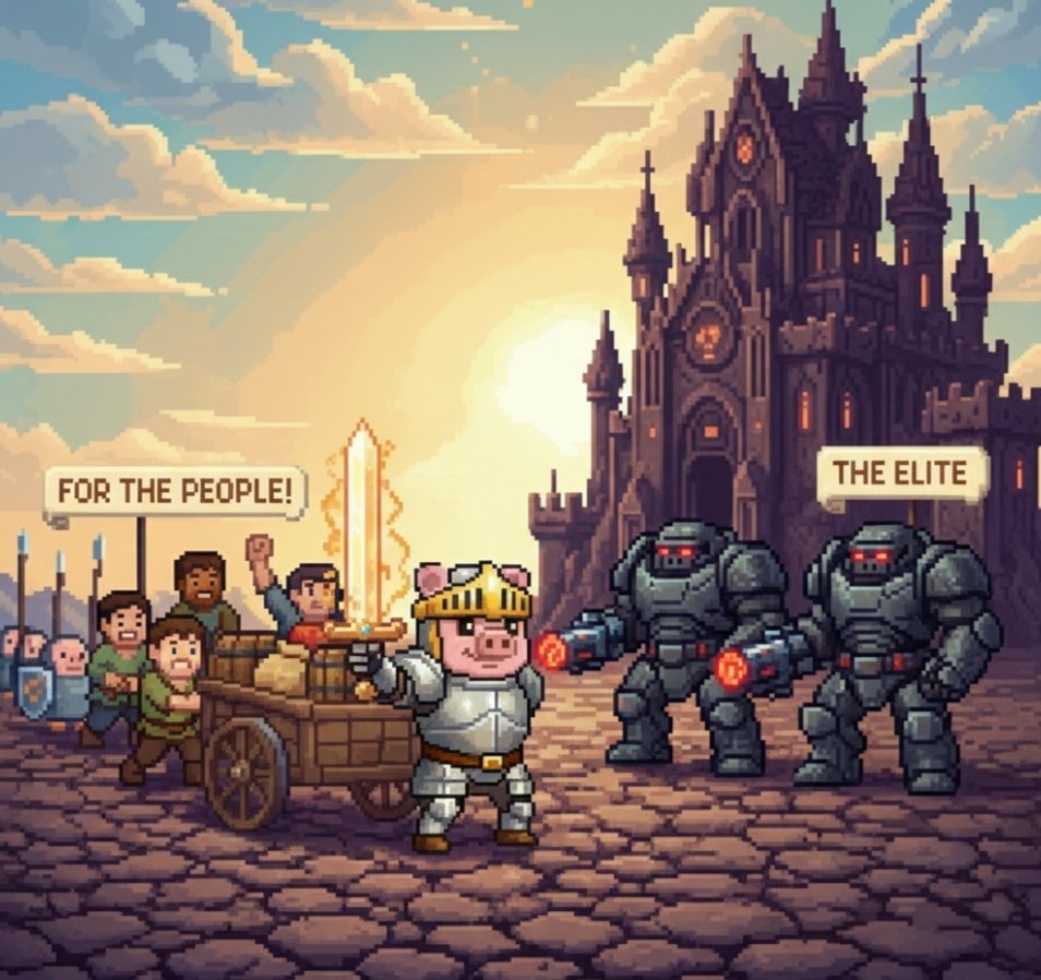 oinkalot26's tweet image. Same elites, same games. 🏰🚫
The crypto kingdom has been ruled by the few for too long. Sir Oinkalot is here to defend the people. No insiders, no lies. Just honor. ⚔️🐷
Join the revolution:
👉 t.me/SirOinkalotoink
#OINK #Solana #FairLaunch