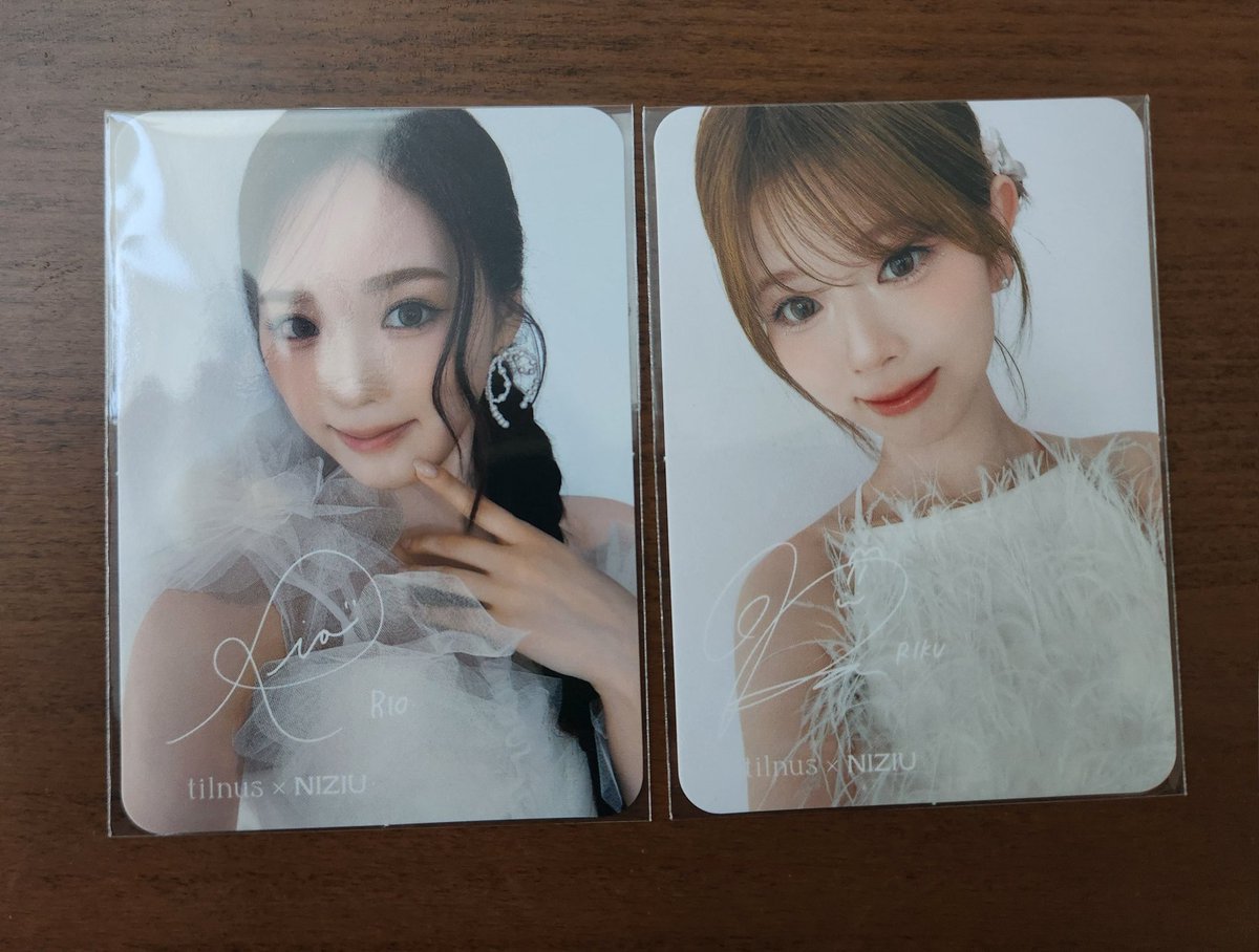 NiziU 交換 tilnus ティルナス 譲︰リオ リク 求︰マユカ リマ 郵送