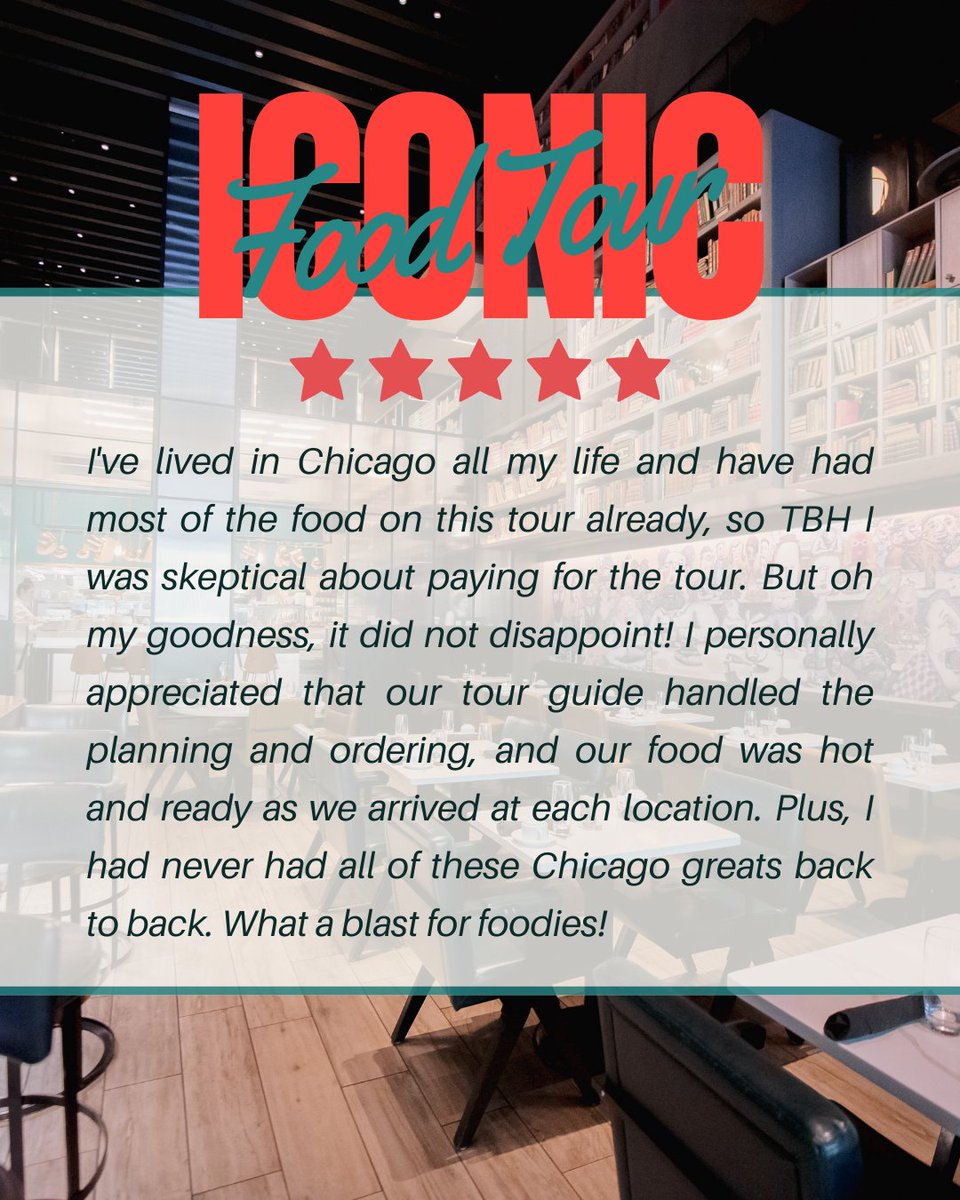ChiFoodTours's tweet photo. Chicago has too many good places to eat—so we make it easy.
Our Iconic Foods of Chicago Tour cuts the overwhelm to the must-try spots in one delicious afternoon.
Winter? Who cares.

#ExploreChicago #ChicagoFoodie #FoodTours #CulinaryTours #TravelDeliciously #IconicChicago https://t.co/oJ3lMRzacR