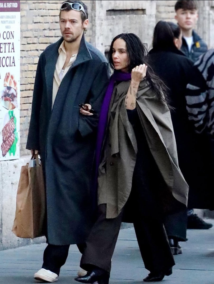 Harry Styles and Zoë Kravitz in Italy recently