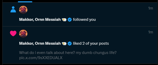 SpVVkyV's tweet image. I will now form a parasocial relationship with this man and act as if he is my best friend : )
Whatever, Ornn it up my friends