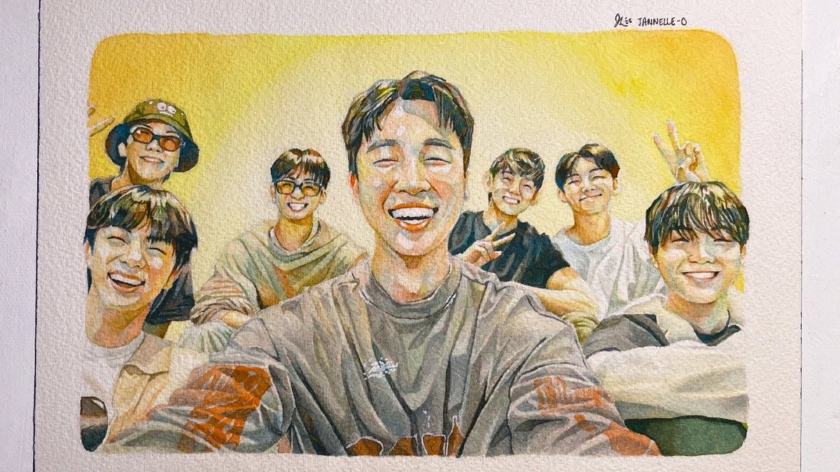 방탄소년단이 돌아왔습니다 💜

This was initially for world watercolor month in July, but oops finished this in December lol 😆
I'm still really happy to have taken the time to create this c:
Hope y'all like this~ 
🥰💜💜💜💜💜💜💜

#btsfanart