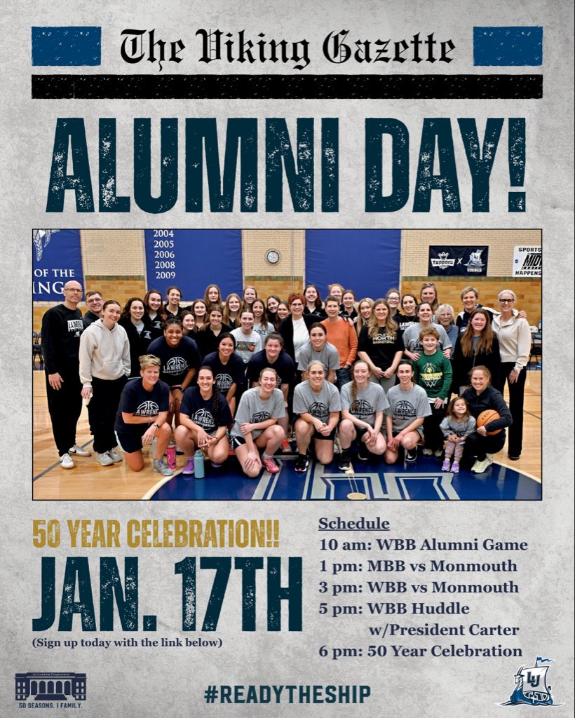 Lawrence Women’s Basketball tweet media