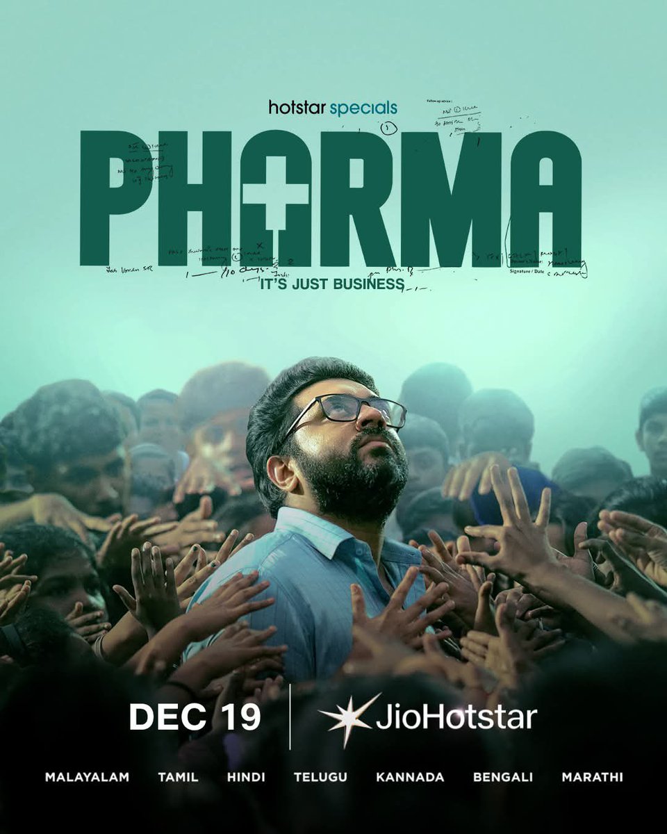ItsAbishek04's tweet photo. #NivinPauly ’s #Pharma is now streaming in #JioHotstar

#JioHotstarMalayalam #PRArun https://t.co/5L50uF0r6S
