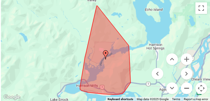 bchydro's tweet photo. Crews have been assigned to an outage affecting 1,151 customers near #KentBC. Updates will be available on our site here: https://t.co/TBLtijhl3a https://t.co/RHpqDoW7dO