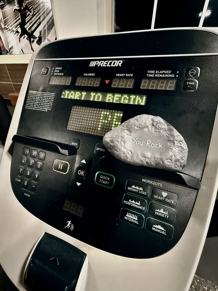 Current situation: The weight of the work. Our trainer handed me this today as a reminder that strength isn't just felt: it’s built, one rock-solid session at a time. I didn't just show up; I delivered more.

Earned, not given.

#WinTheDay
#EarnedNotGiven