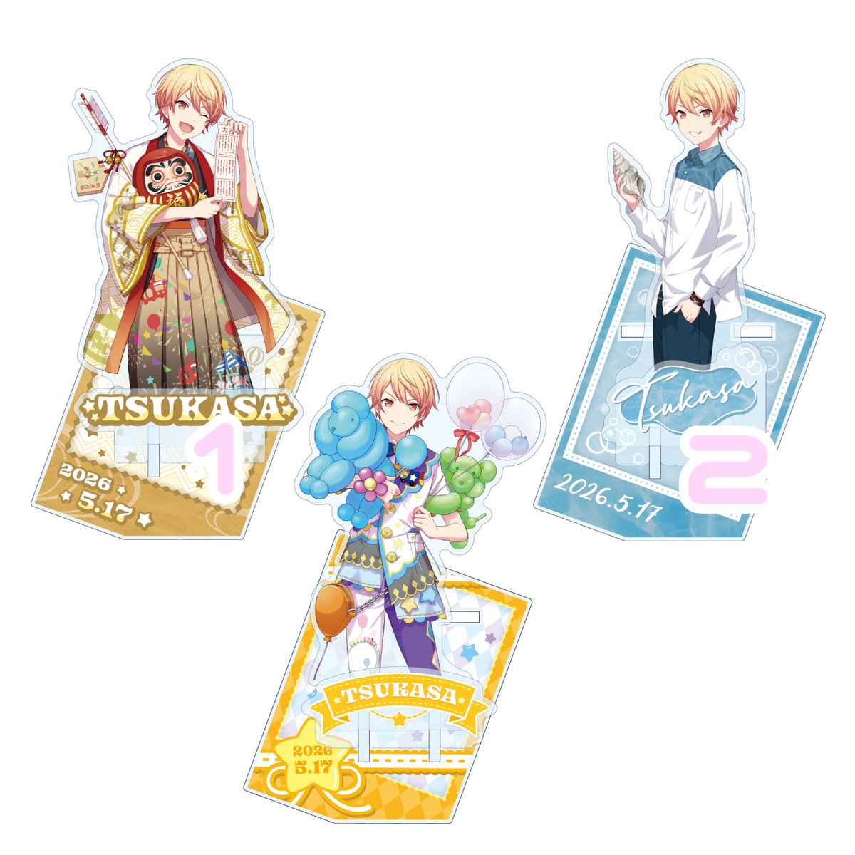 プロセカ　交換　はぴこれ　バースデー　天馬司

譲→アクリル色紙、缶バッジ、アクリルスタンド

求→ 缶バッジC＞定価➕送料

比率違い可能
難しいとは思いますが、お気軽にお声掛けください🙇‍♂️