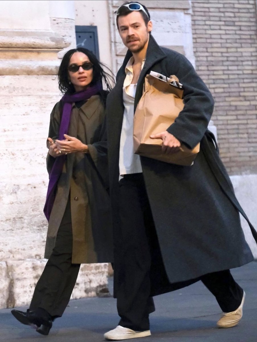 More of Harry Styles and Zoë Kravitz in Italy recently