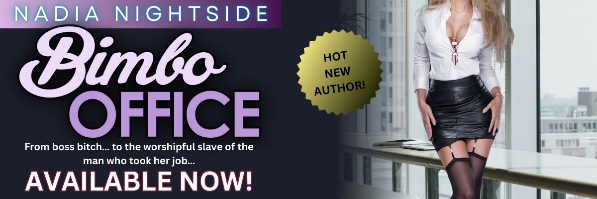 There’s a new ATR Partnership Author – and a new book full of hot office bimbofication! Hit author Nadia Nightside comes to the ATR store with the scorching novella Bimbo Office! 
alltheseroadworks.com/2025/12/18/atr…