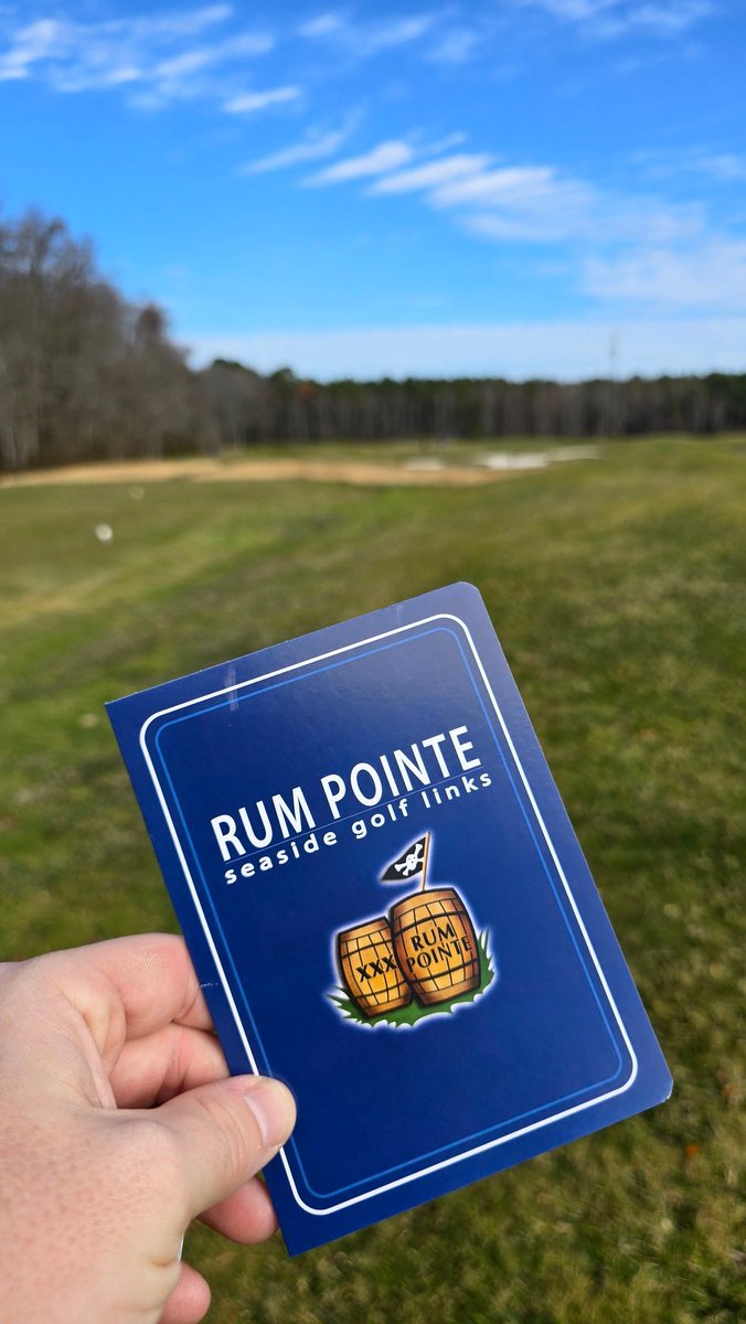 ReteeFor3's tweet image. Rum Pointe was an awesome course! I love courses near OCMD and this one didnt disappoint. Had my third ever under par 9... we won't talk about the back 9 but shooting in the 70s mid December is always fine with me.... game feels incredible right now