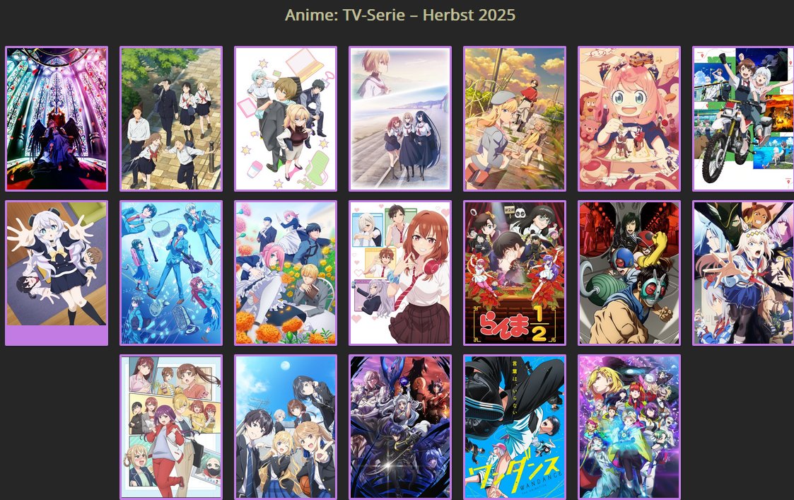 Hier mal die Anime, in die ich aus der Herbst Season reinschauen möchte. Freuen tu ich mich besonders auf Gnosia und Blue Orchestra.
#animeyear25