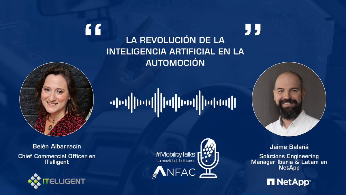 AnfacAutomovil's tweet image. 🎙️ En tercer lugar, uno de los episodios más escuchados de #MobilityTalks este año es…
¡La Revolución de la Inteligencia Artificial en la Automoción!

Un episodio en el que analizamos cómo la IA está transformando el sector automovilístico y su impacto en los procesos