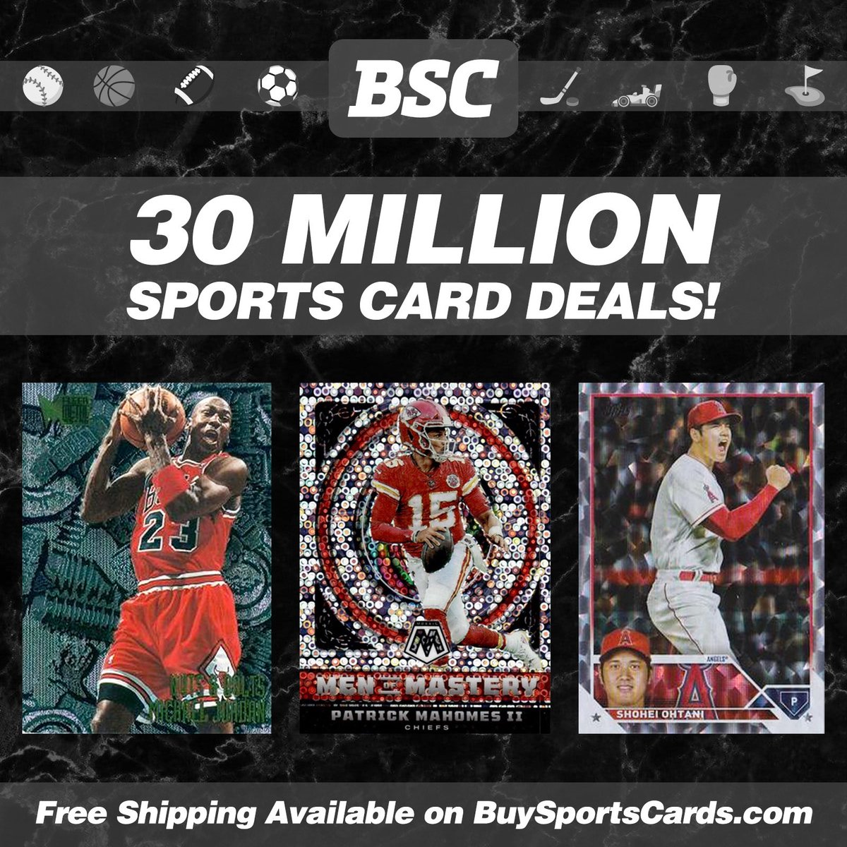 buysportscards's tweet image. Shop 30M+ Deals on BuySportsCards.com 😎