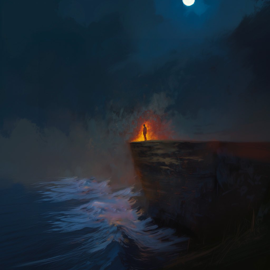 LucaPonsatoArt's tweet image. on the edge.