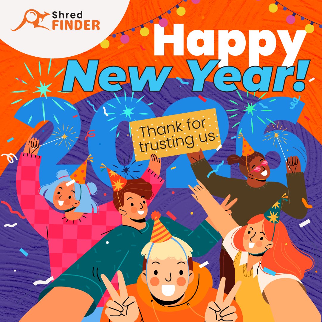 ShreddingFinder's tweet photo. 🎉🚀 Happy New Year! May 2026 bring you joy, prosperity, and all your dreams. Cheers to new beginnings and making memories with loved ones! #HappyNewYear  #NewBeginnings https://t.co/5NDkRAS2g0