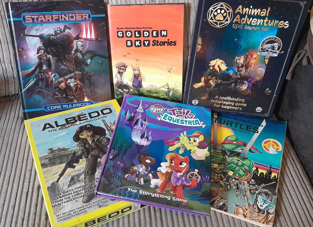 Fur_RPG's tweet photo. There's a lot of #TTRPGs that appeal specifically to a #Furry audience.
Part of that overlap, why not join our discord? We also play games that aren't all about animals. https://t.co/t8aHApBEKB