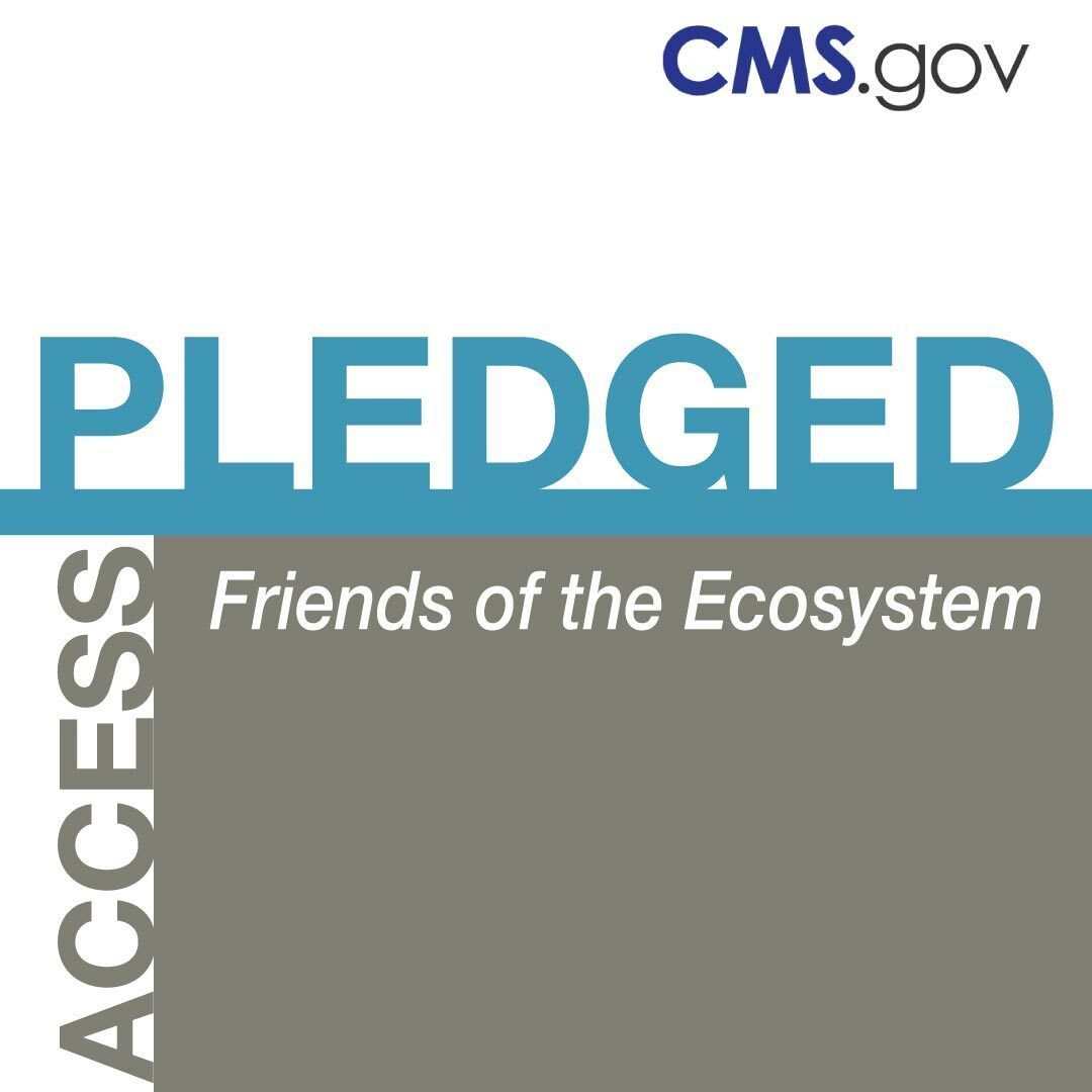 ExamMed's tweet image. In #healthcare we're striving 2 find the solution 2 a extremely complex problem. So we've pledged 2 work with #CMS.gov on their #ACCESS initiative. With the Friends of the #Ecosystem we're committed 2 a shared framework across systems. 

#DefragHealthcare #BetterHealthcareToday