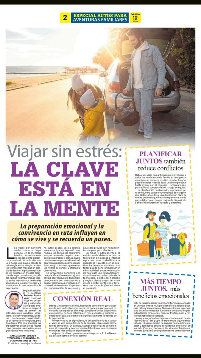 ROMAEC's tweet image. Última colaboración de prensa escrita del 2025. 

Muy agradecido a @lindainesmc_ y @expresoec por la entrevista. 

Comparto con mis seguidores estás notas básicas para que disfruten al máximo estás fechas de fin de año. 

Consultas 
0999-87-55-55