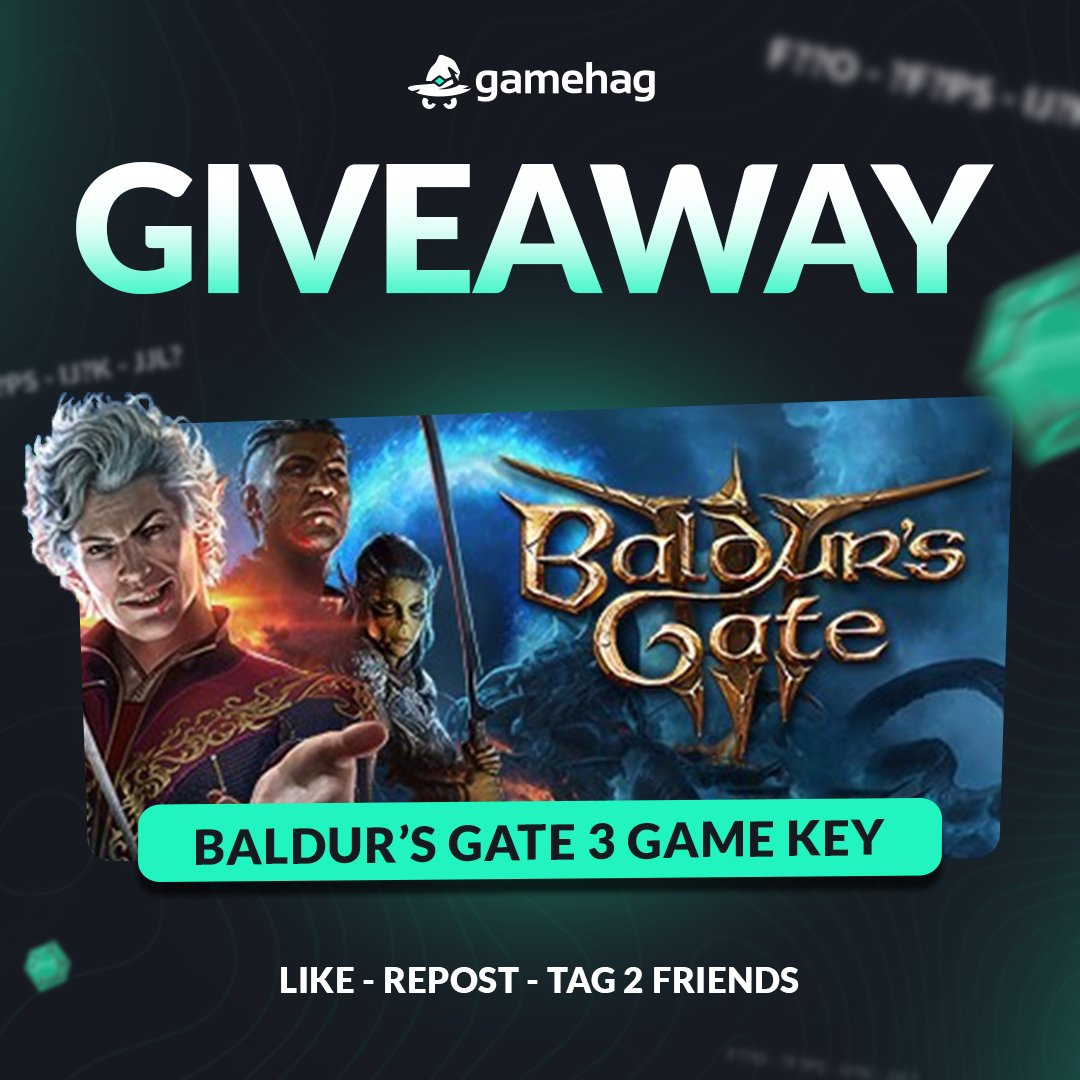 GamehagEN's tweet photo. Day 4 of our Christmas countdown! 🎄   

The die is cast. We’re giving away a Baldur’s Gate 3 game key! Who's up for an adventure? 

To enter:  
- Like + Repost
- Tag 2 friends
- Follow @GamehagEN

Ends in 24 hours. Good luck! https://t.co/UMS7ZBCdBb