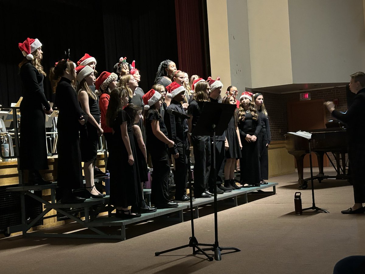 Wonderful NMS band and chorus concert tonight. Congratulations to all!