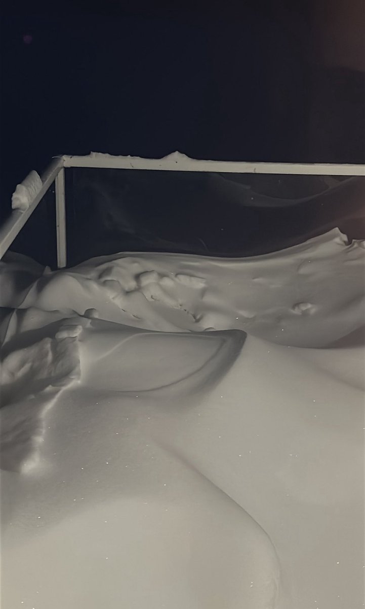 I am shocked my Starlink in snow is still working might have to dig it out before -30 hits. <a href="/elonmusk/">Elon Musk</a>