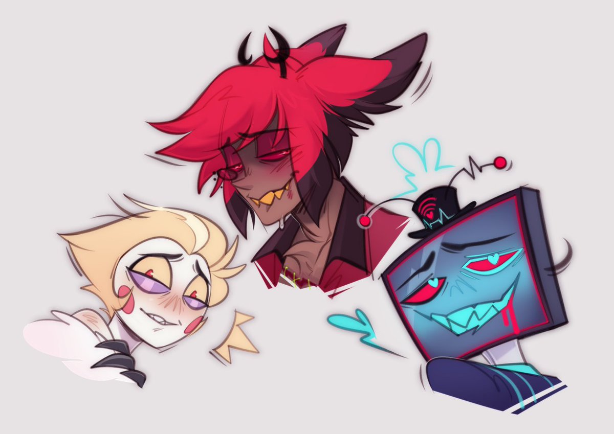 trio >///< 💛❤️💙
#HazbinHotel