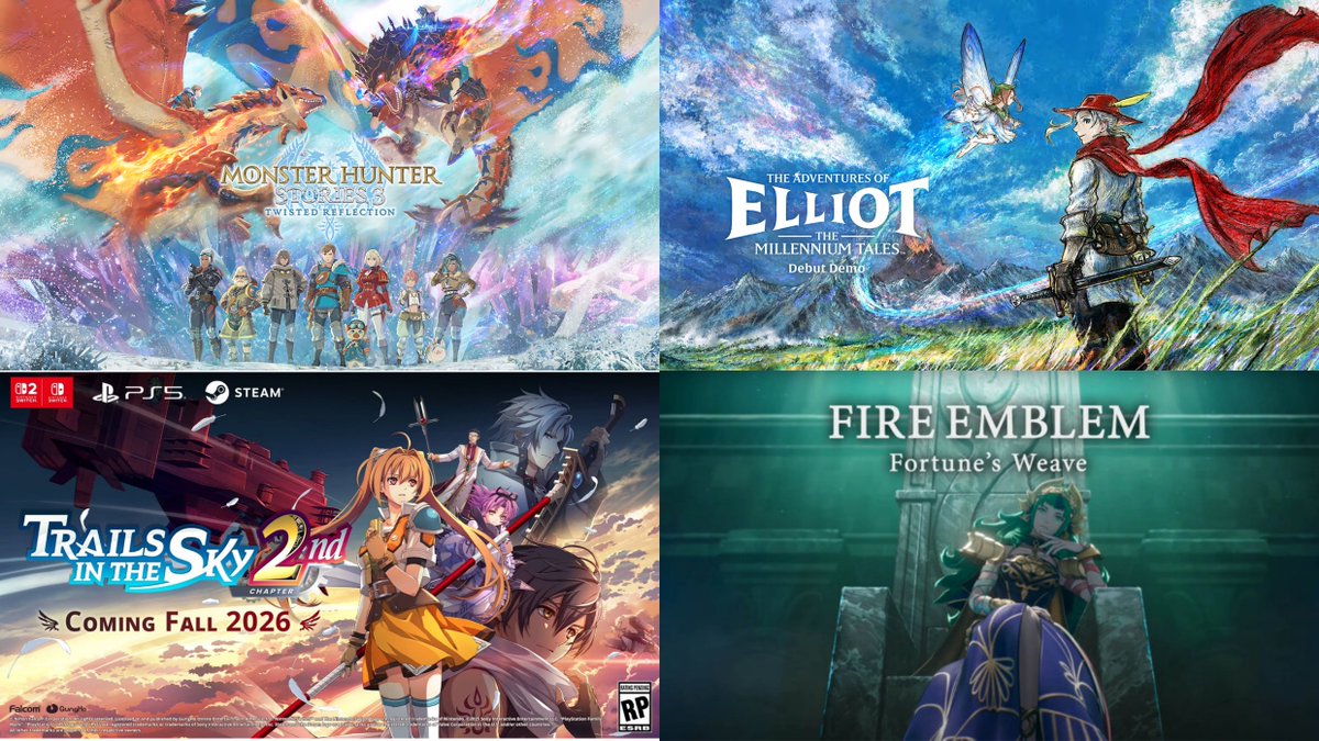 These are the four RPGs I'm most excited for heading into 2026. 

It's guaranteed more will be announced, but these are must plays for me.