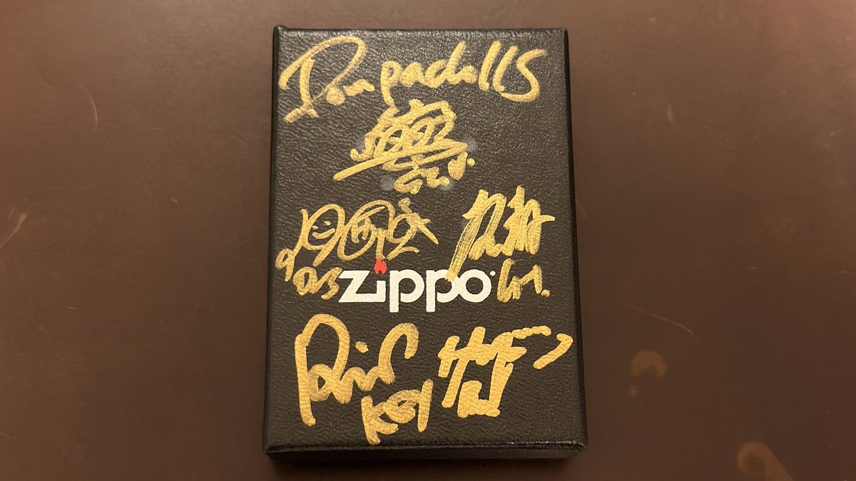 PomPadollS Zippo ライター サイン入り 【公式通販】