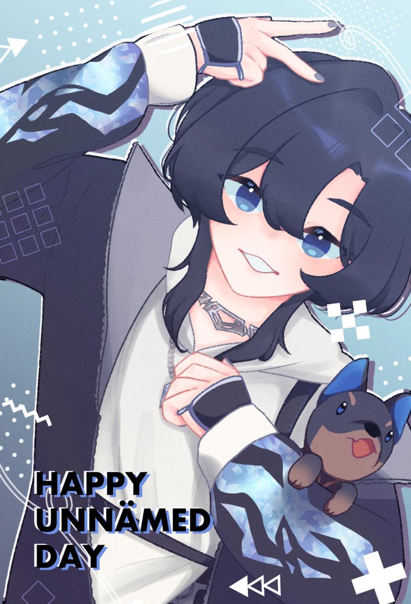 happy 3rd anniversary !! 💙🖤🤍
it's been a long journey together with U-san, and i've enjoyed every moment of it
u-reis will wait here for U!

#dear_u_san #ur_ärt
#Unnämed_3rd_Anniversary