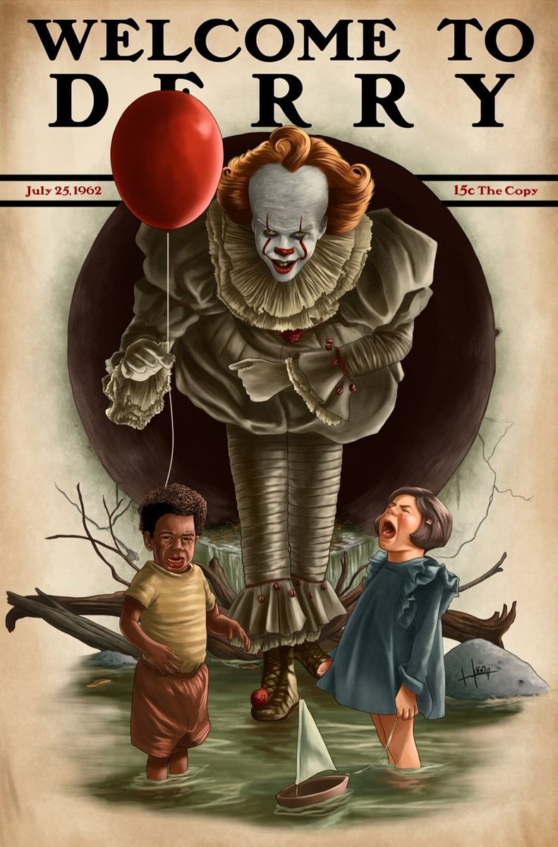 RetroReminiscer's tweet photo. It: Welcome to Derry (2025)
Art by Hugo Garcia. https://t.co/ToK1dhHEOq