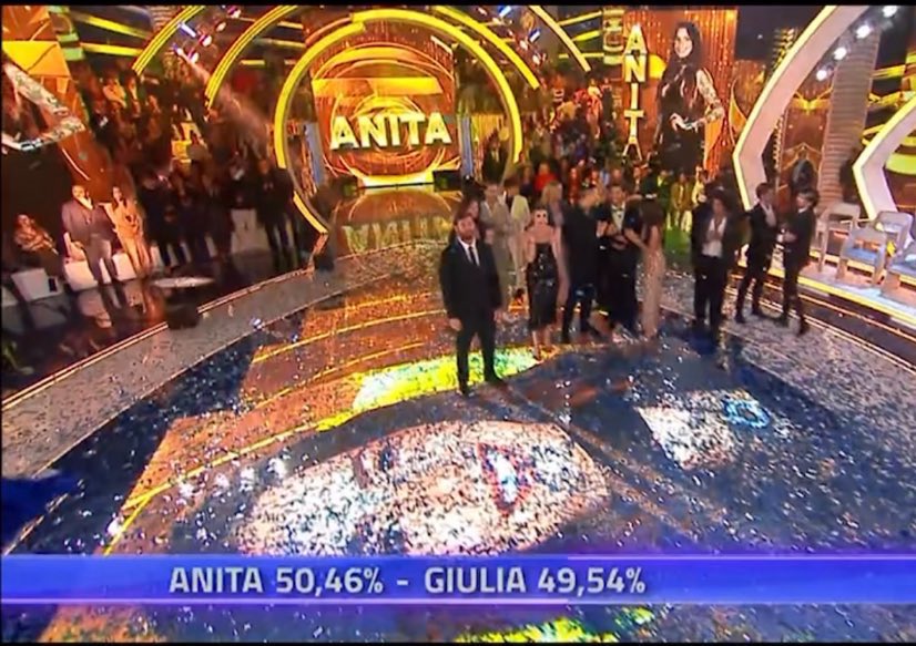 Definizione di chiudere esattamente il televoto quando Anita sta sopra: #grandefratello