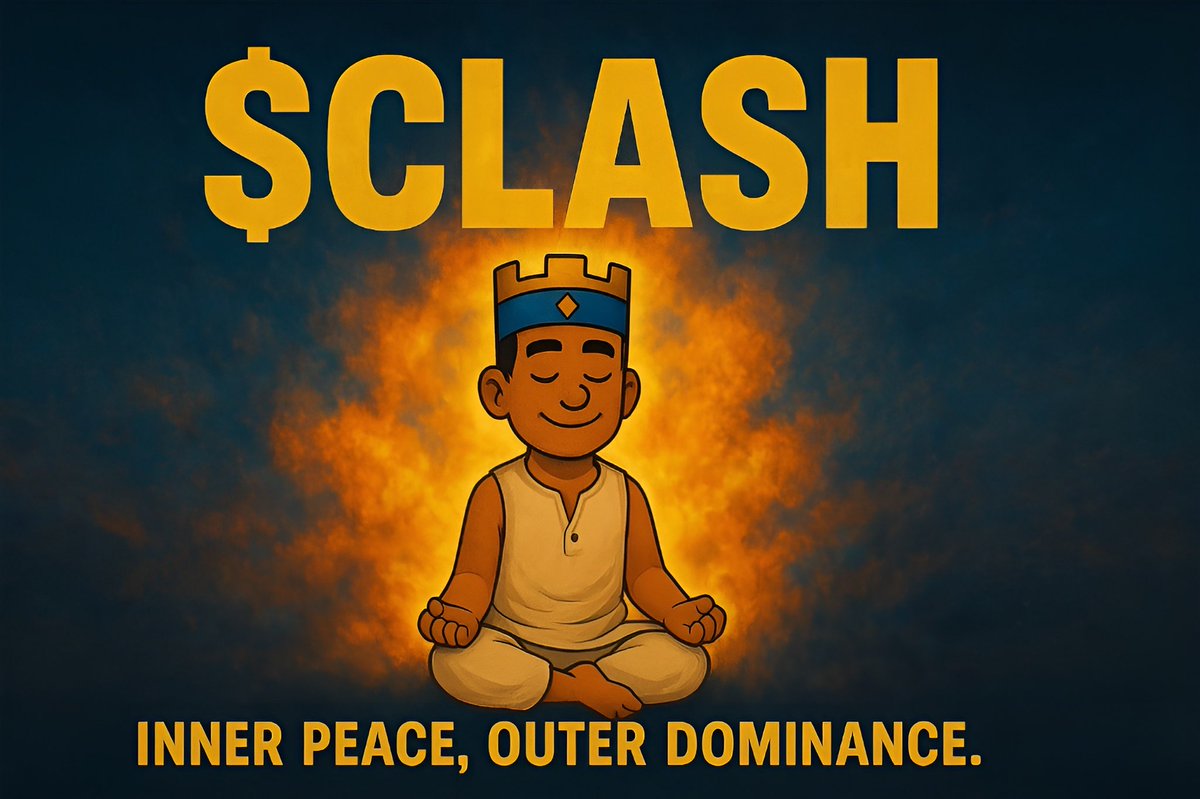 Markets are rough right now, and if you need a break from charts, stress, and doom scrolling -- come hang with us!

We talk crypto, Clash Royale, life, memes… whatever’s on your mind.

You’re not alone in this! 👊

Join the $CLASH Discord: discord.gg/georgeplayscla…

#ClashRoyale