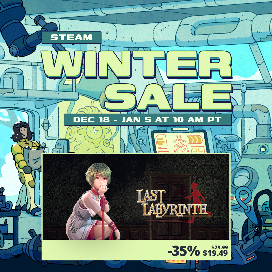 LastLabyrinthEN's tweet image. [Sale]Steam Winter Sale is here!
LastLabyrinth ✨on sale✨ at Steam Store!
📌Until January 5, 2026, 10:00 AM PT
Details▶️ store.steampowered.com/app/979400/Las…