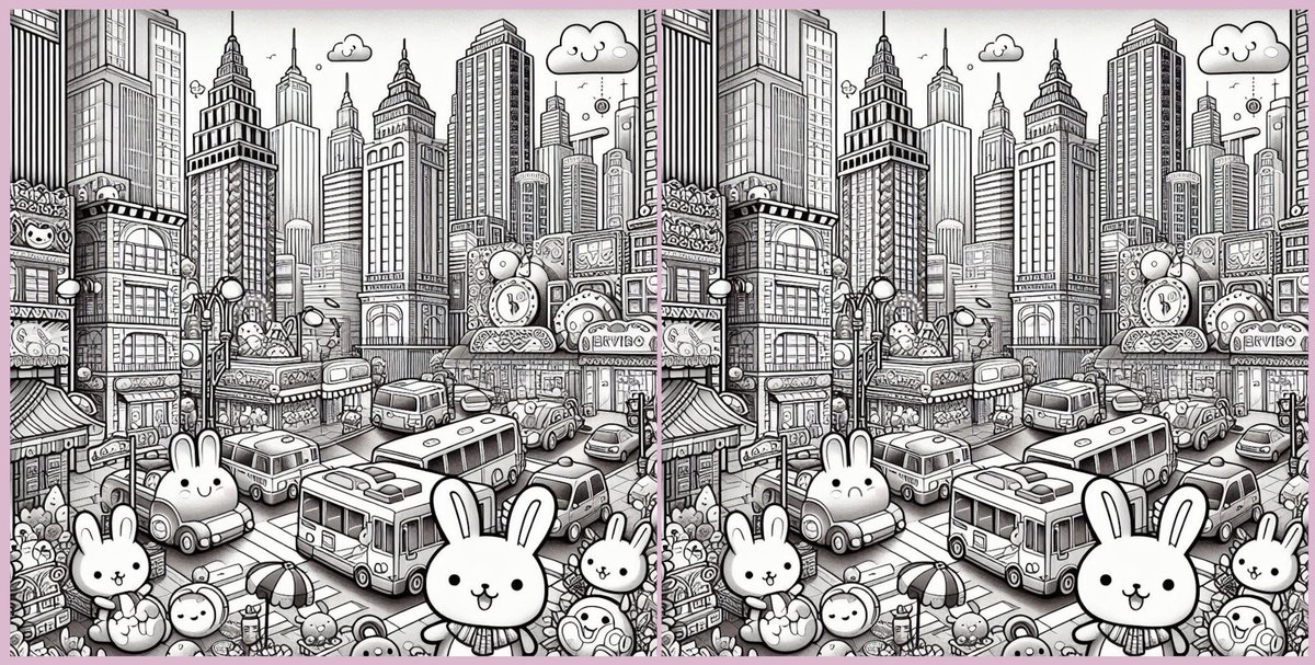 0Babilu0's tweet photo. Find the 3 differences 🧐, #gmega and one more step on @megaeth testnet 🐰 https://t.co/HSC7DkEjUU