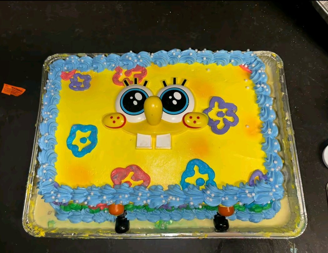 spongebob cake