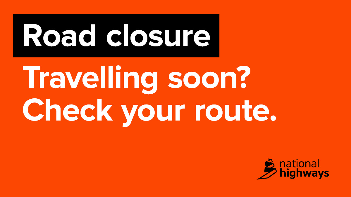 HighwaysEAST's tweet photo. The #A14 is closed eastbound between J54 and J55 near #Ipswich due to an infrastructure defect. Specialist contractors are working at the scene to complete an emergency repair. Further updates to follow shortly..... https://t.co/cSJYuRKRlY