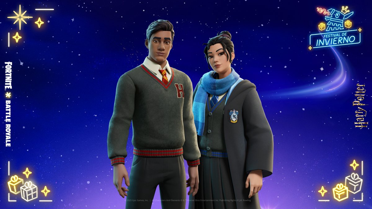 Celebra tu casa.

El Festival de Invierno se vuelve aún más mágico: ¡Celebración de Hogwarts ya está en la tienda de Fortnite! ✨
fortnite.com/item-shop?lang…