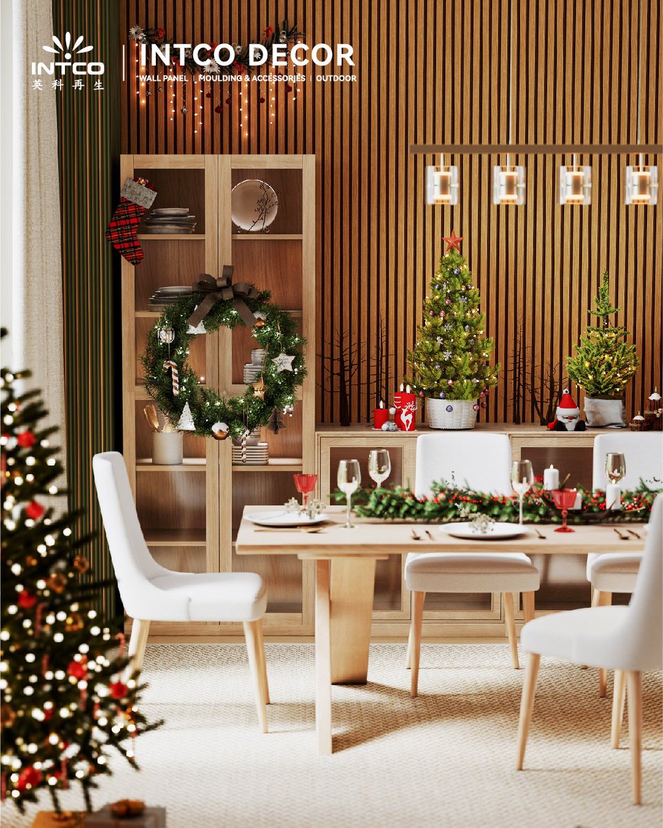 IntcoH72474's tweet image. From everyday calm to festive charm, a simple upgrade can make all the difference.
With INTCO DECOR wall panels, your space transforms effortlessly.
✨ One day is all it takes.

#INTCODecor #ChristmasDecor #HomeRefresh #InteriorInspiration #WallPanel #HolidayStyle
